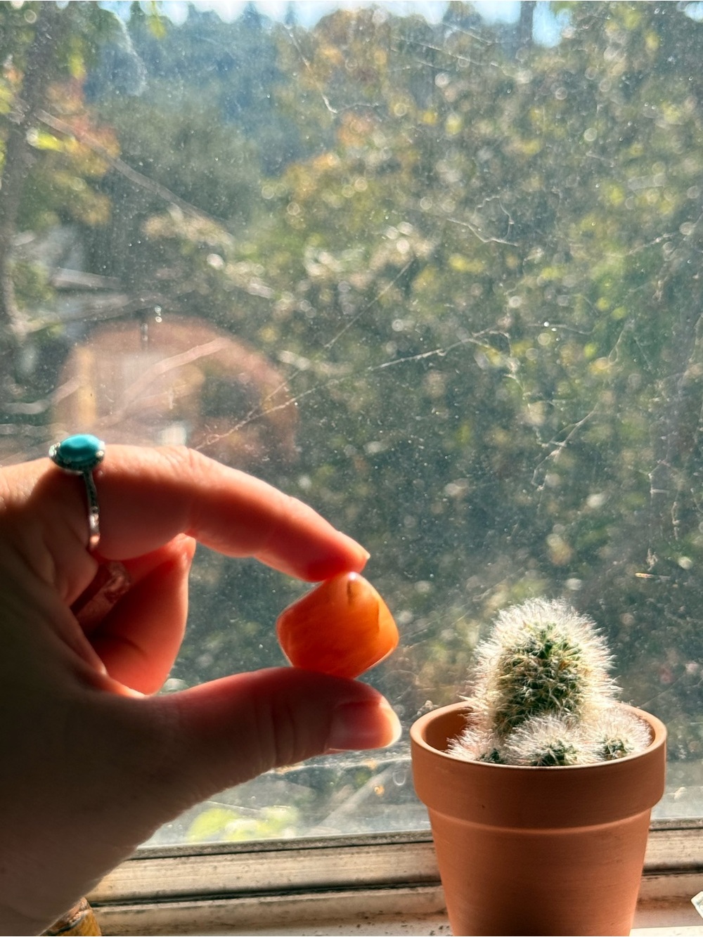 Crystal stone orange